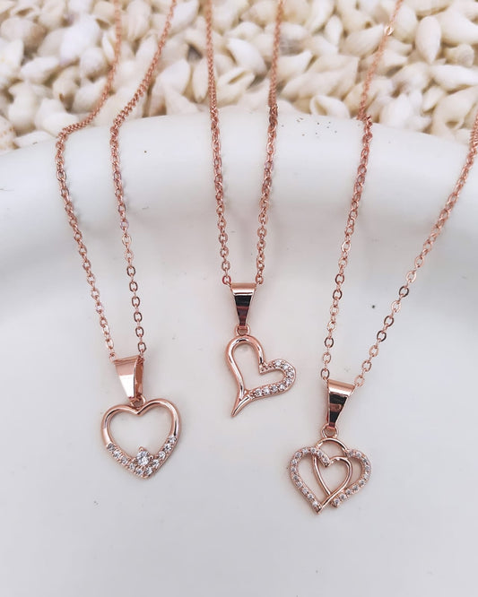 Rose Gold Heart Chain