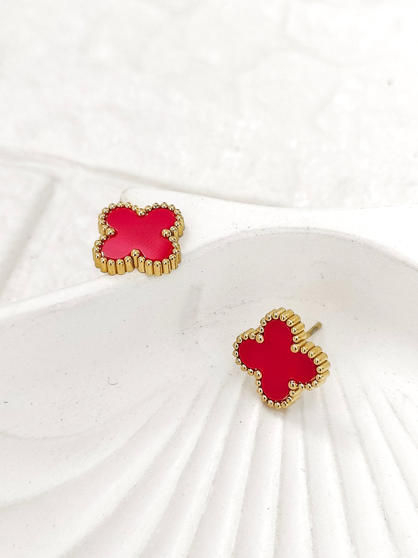 Red Clover Earring