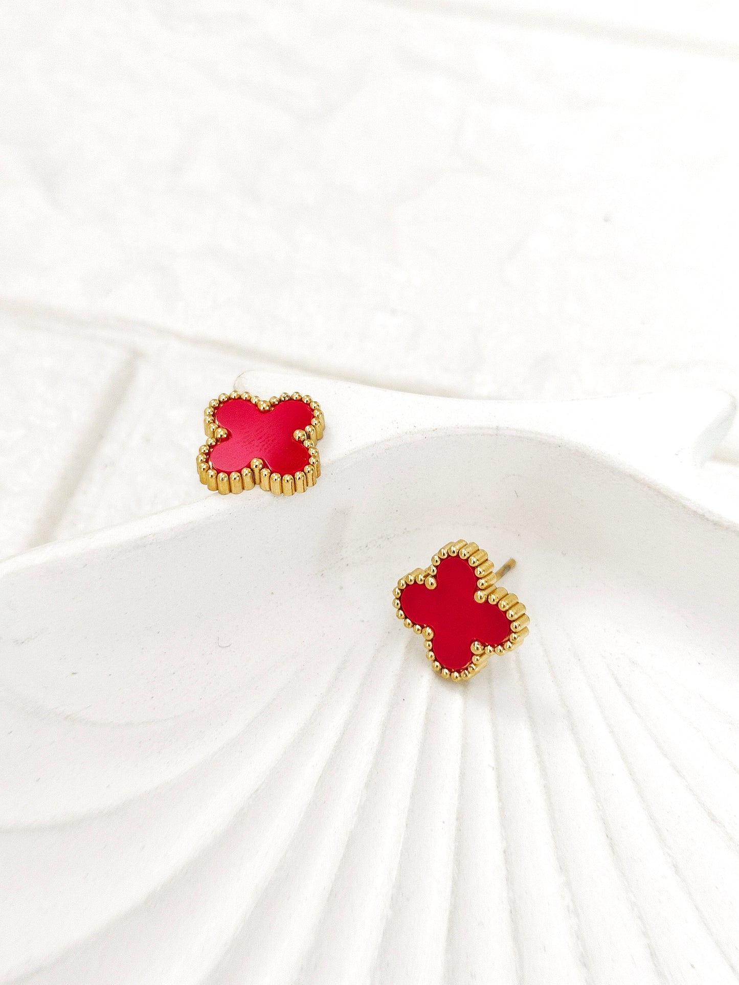 Red Clover Earring