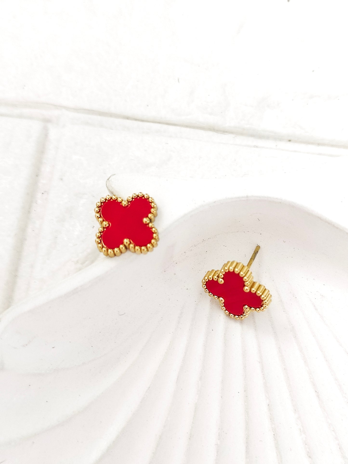 Red Clover Earring