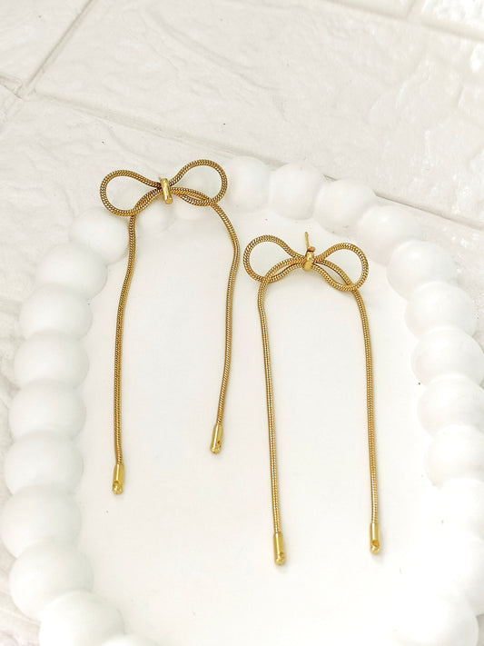 Long Bow Earring