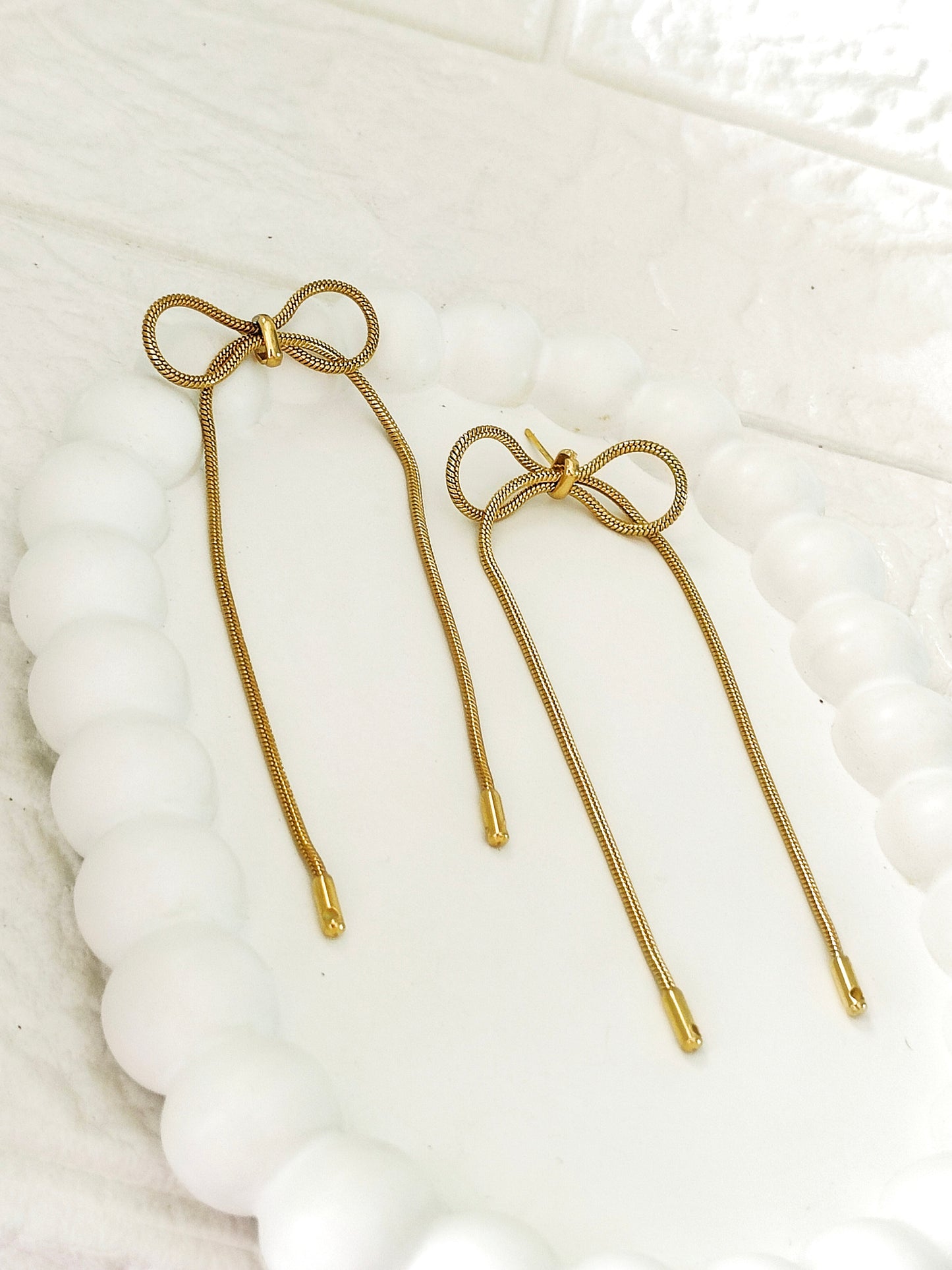 Long Bow Earring