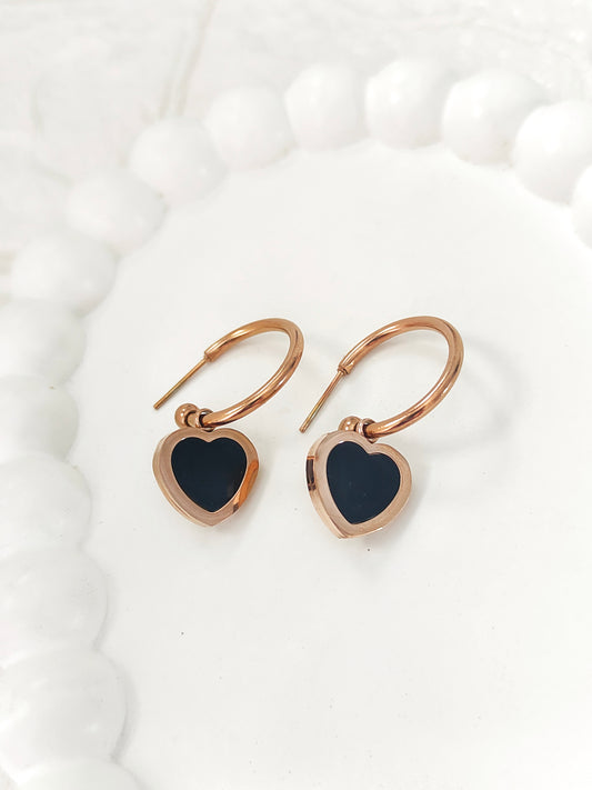 Heart Hoop Earring