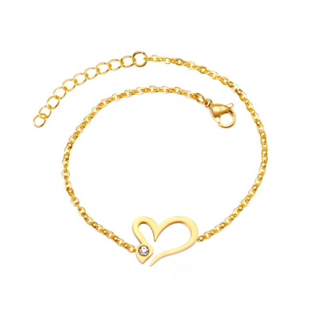 Stylist Heart Bracelet